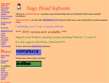 Tablet Screenshot of nagsheadsoft.com